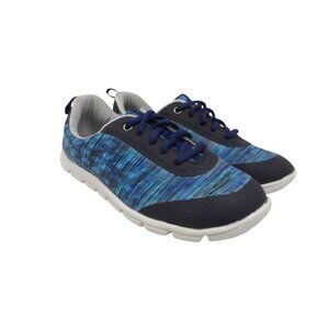 Nurse Mates Women's Dori Lace-Up Slip-Resistant Work Shoes Blue Size 6.5M